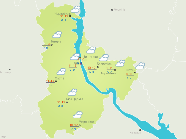 Погода в Києві 5 листопада